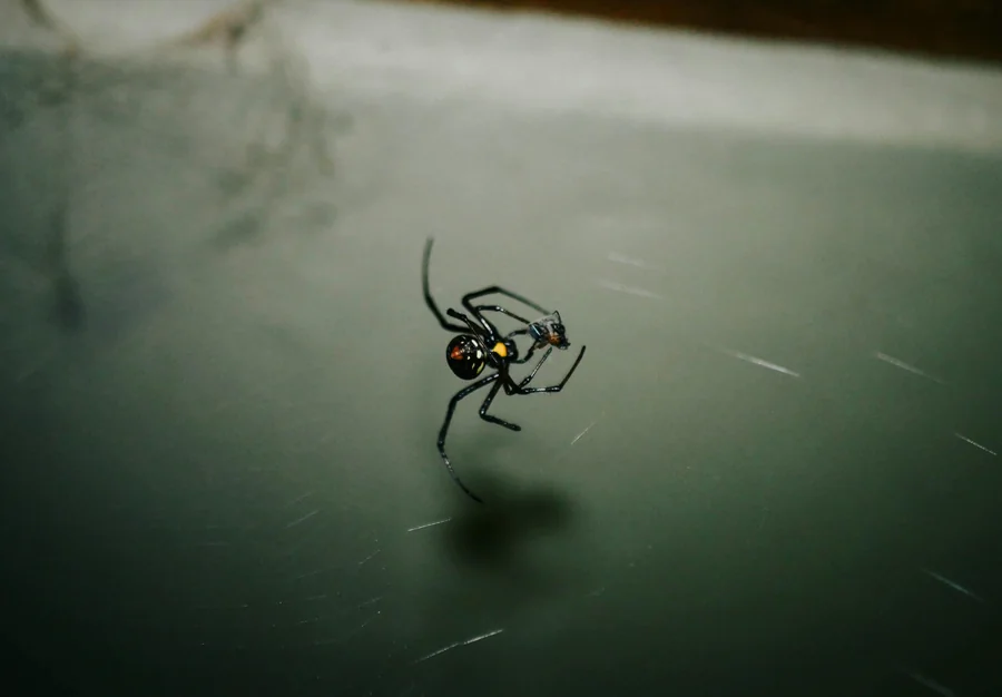 Spider and roach in Phoenix Arizona